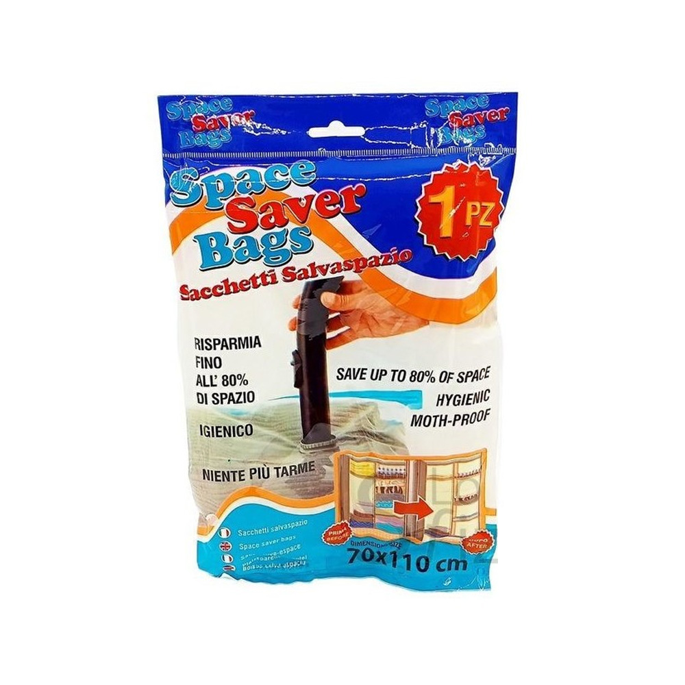 Sacchetto salvaspazio per sottovuoto da 70X110 cm