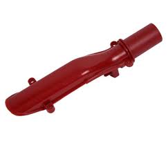 Estremità tubo rosso