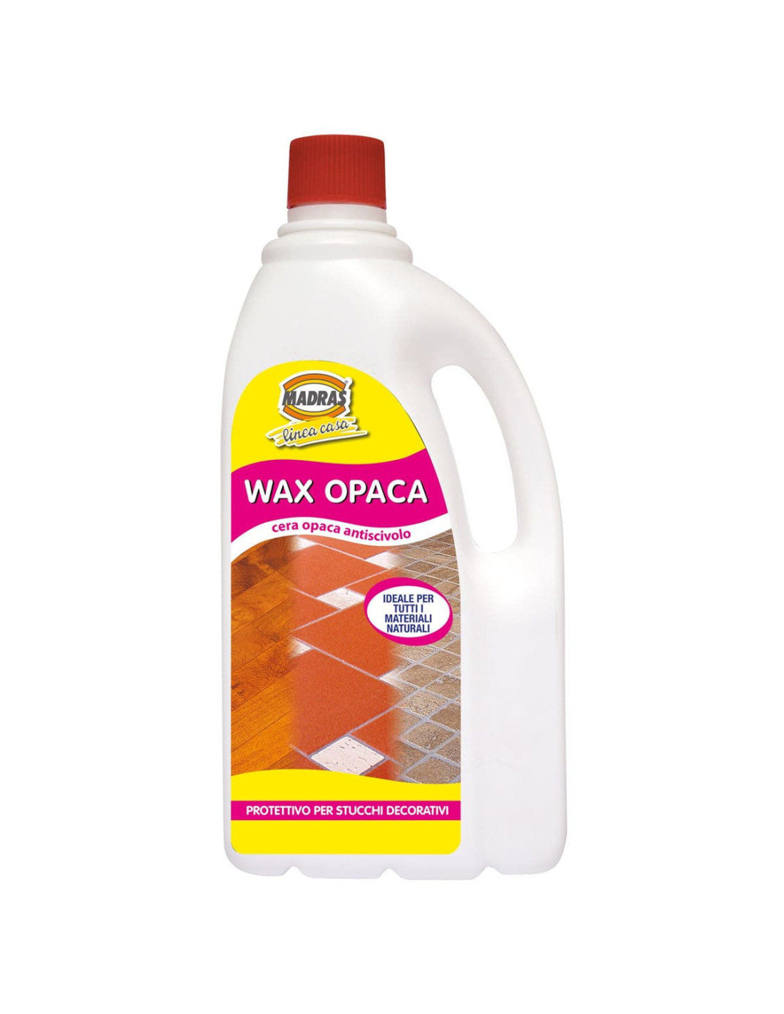 Cera per pavimenti finitura opaca Wax Opaca 1 litro Madras