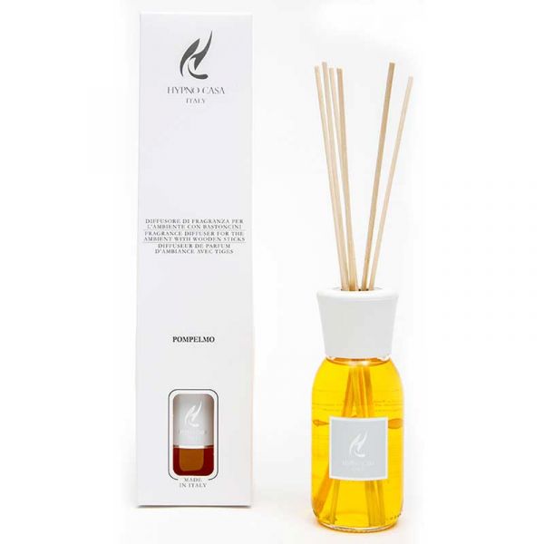 Diffusore per ambiente con bastoncini 100 ml. Pompelmo