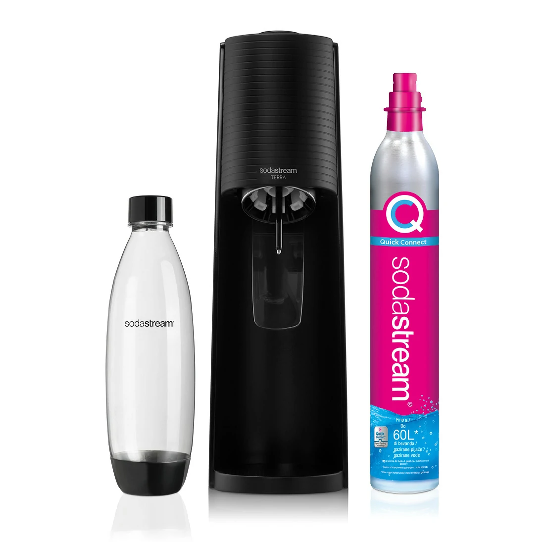 Gasatore Sodastream Terra nero