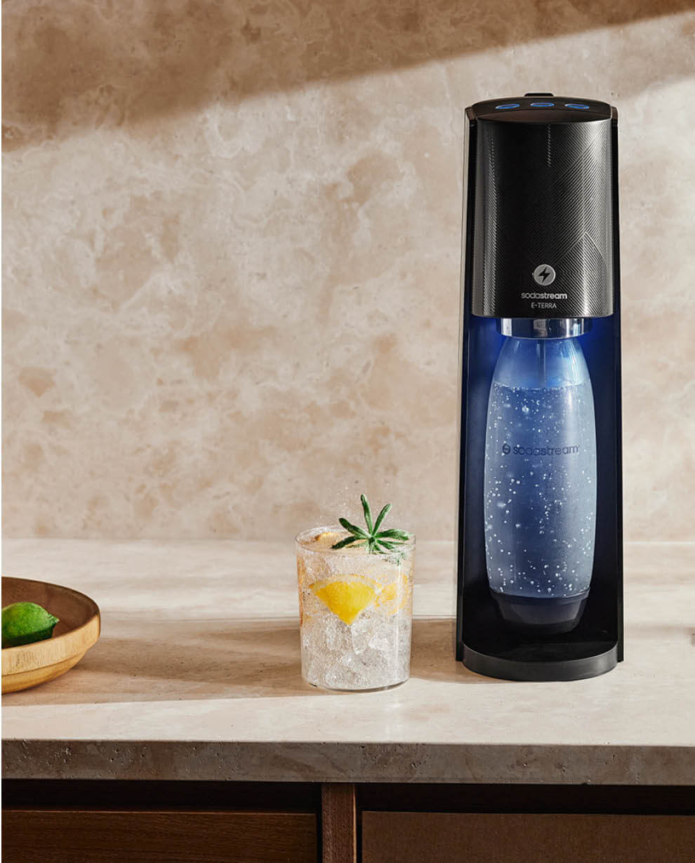 Gasatore Sodastream elettrico E-Terra nero