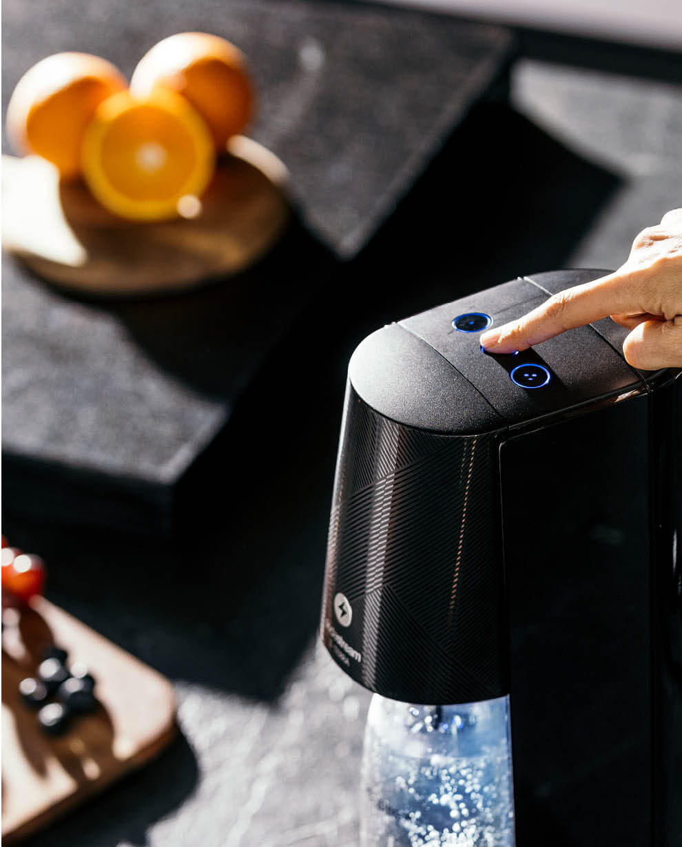 Gasatore Sodastream elettrico E-Terra nero