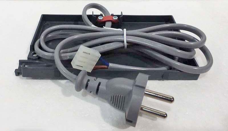 CHIUSURA CON CAVO ALIMENTAZIONE - GREY - EURO PLUG