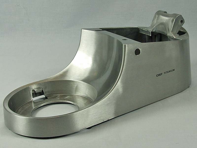 PIEDISTALLO CHEF BRUSHED SILVER KM013