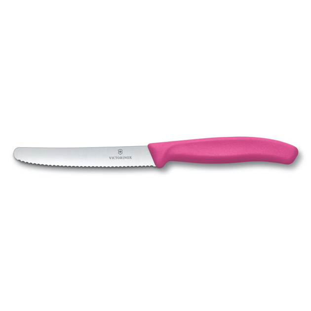 Coltello da tavola ondulato rosa - Victorinox Swissclassic