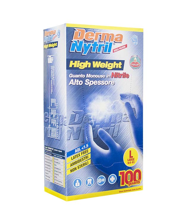 Confezione da 100 guanti High Weight taglia L