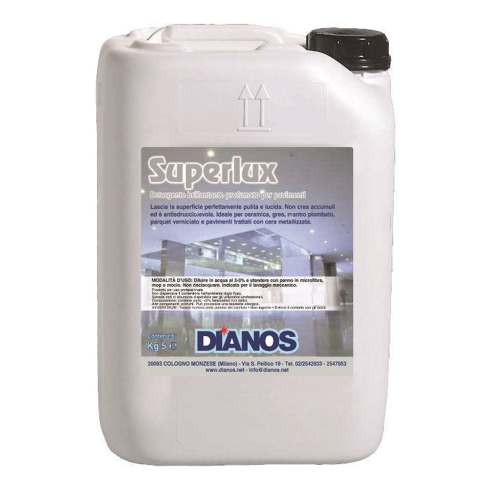Detergente Superlux brillantante per pavimenti e superfici kg 5