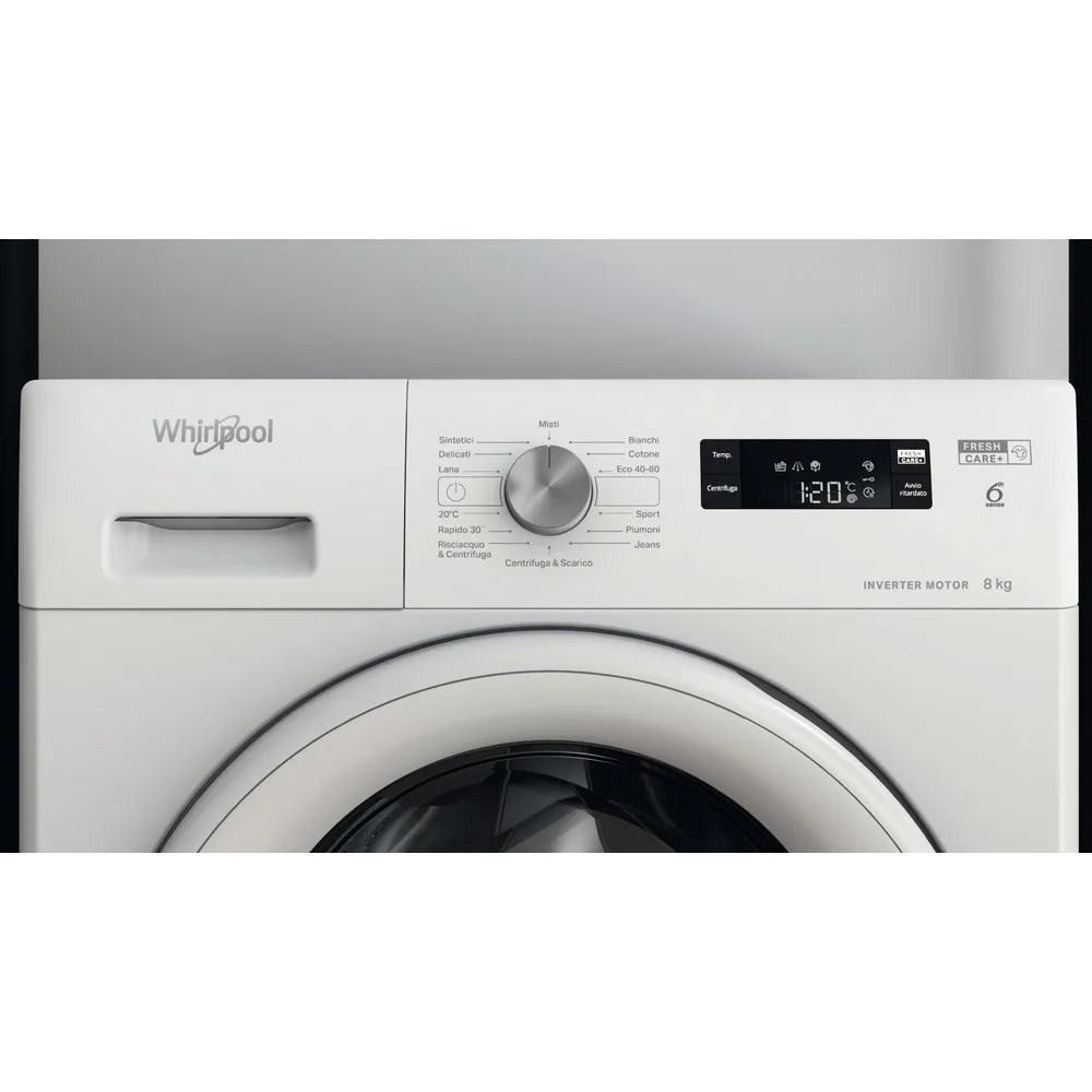 Lavatrice 8 kg Whirlpool FFS P85 IT - FreshCare