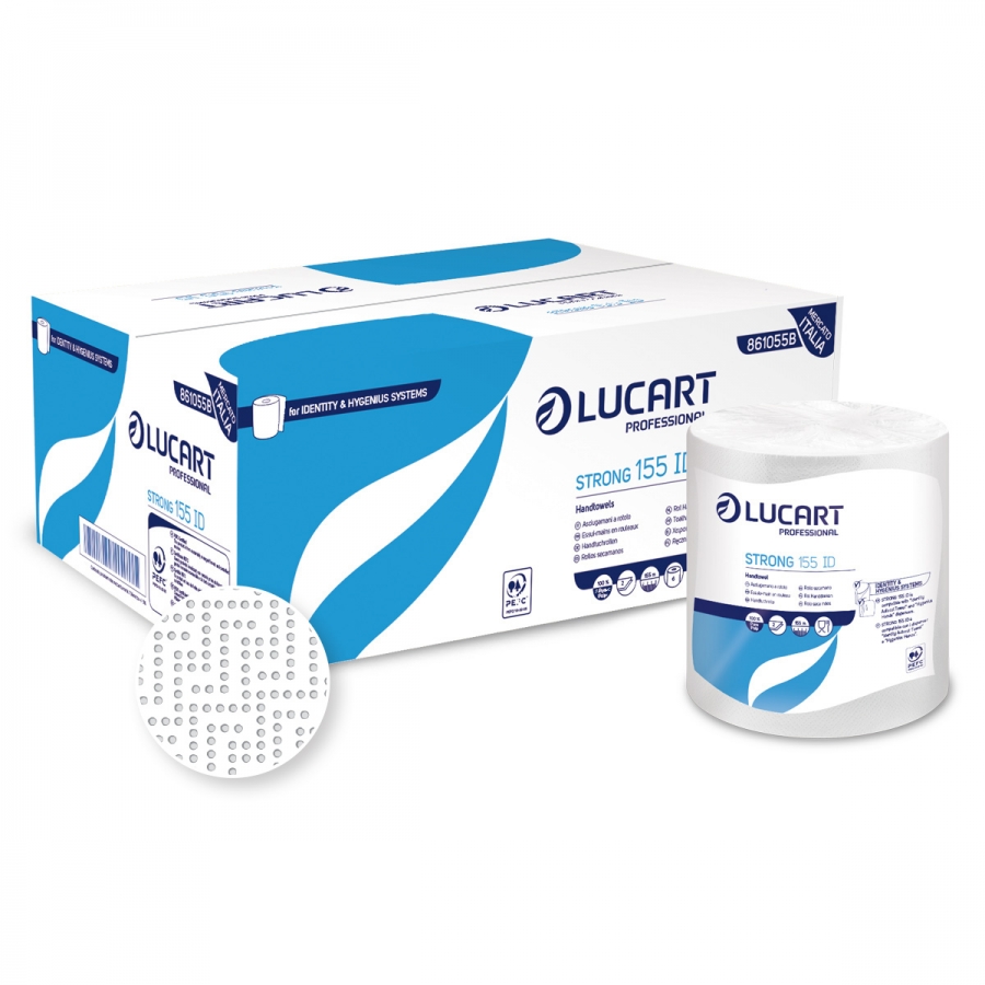 Imballo 8 scatole di asciugamani carta Strong Blue 155 ID 2 Veli