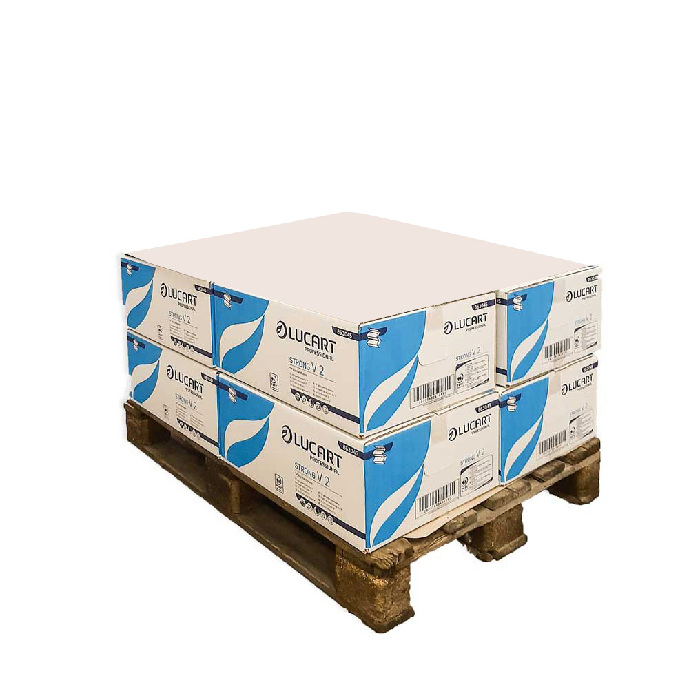 Imballo 8 scatole da 20 pacchetti di asciugamani carta piegati a V Strong