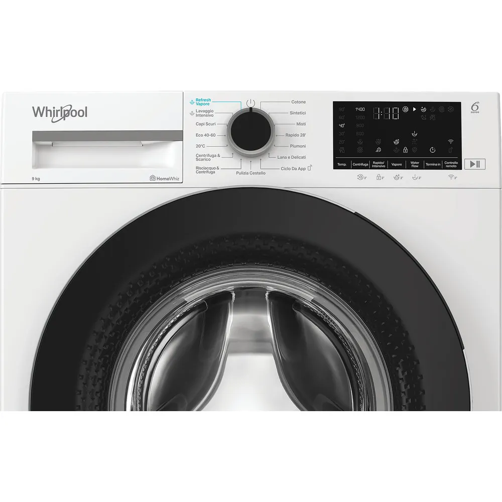 Lavatrice 9 kg smart connessa con Wifi Whirlpool WAM 99WB IT
