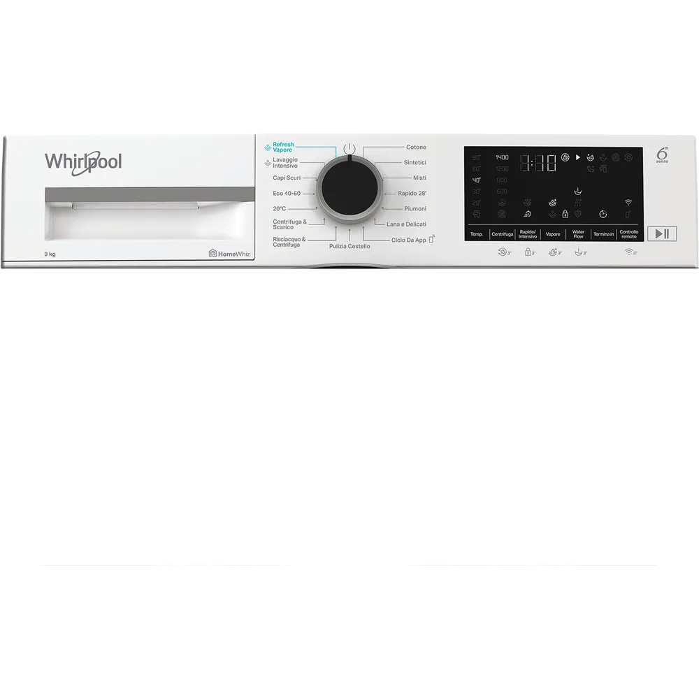 Lavatrice 9 kg smart connessa con Wifi Whirlpool WAM 99WB IT