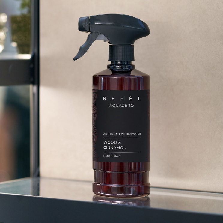 Profumatore ambienti Nefèl Aquazero Wood e Cinnamon 480 ml