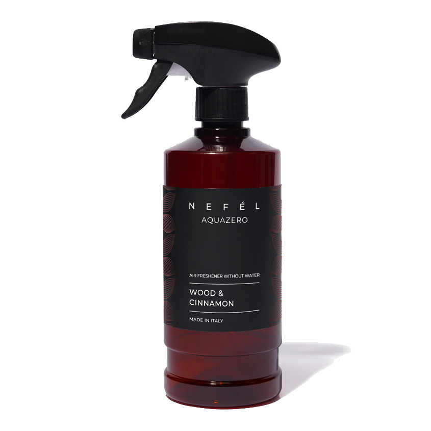 Profumatore ambienti Nefèl Aquazero Wood e Cinnamon 480 ml