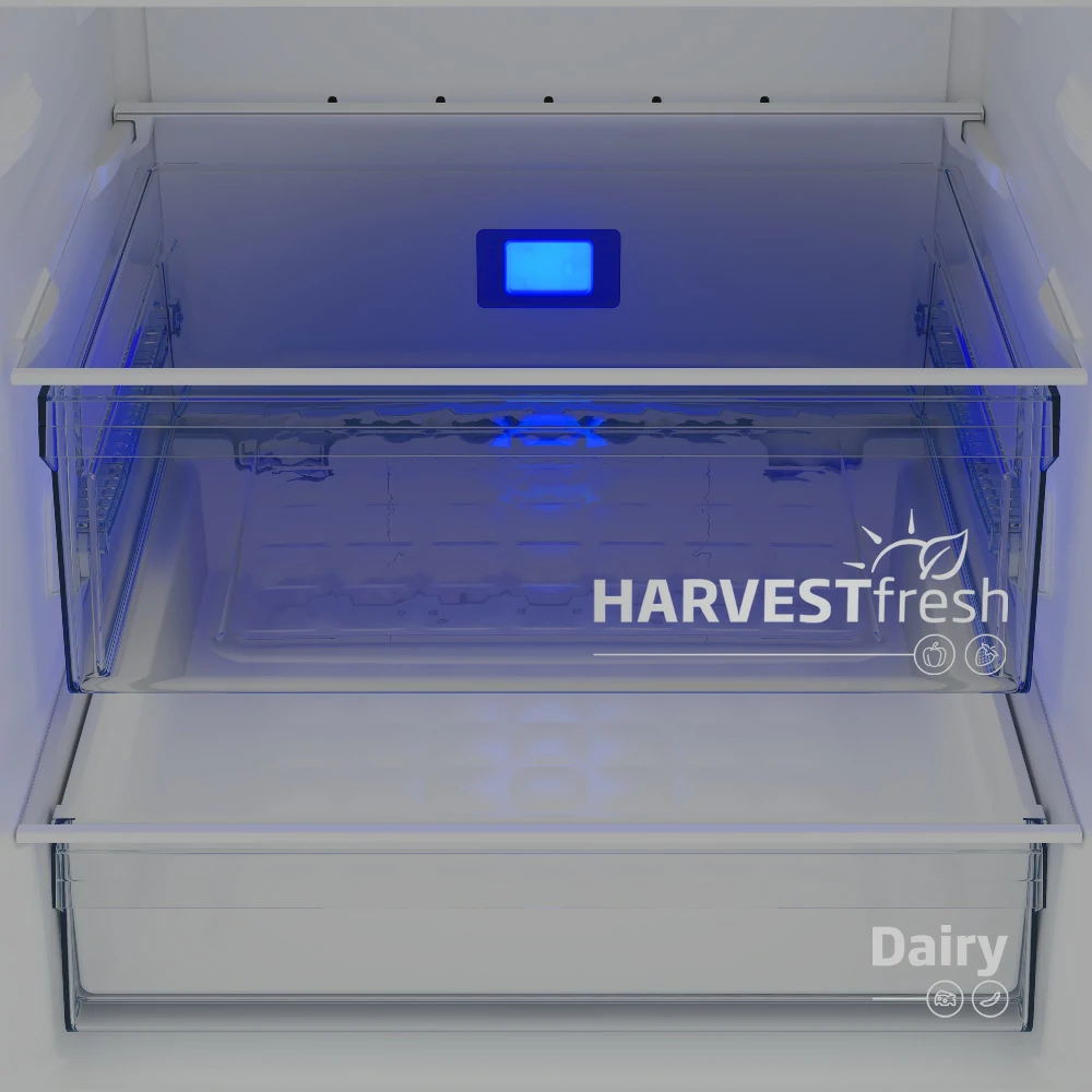 Frigorifero combinato Beko no frost 561LT E 70CM GRIGIO B3RCNE564HG