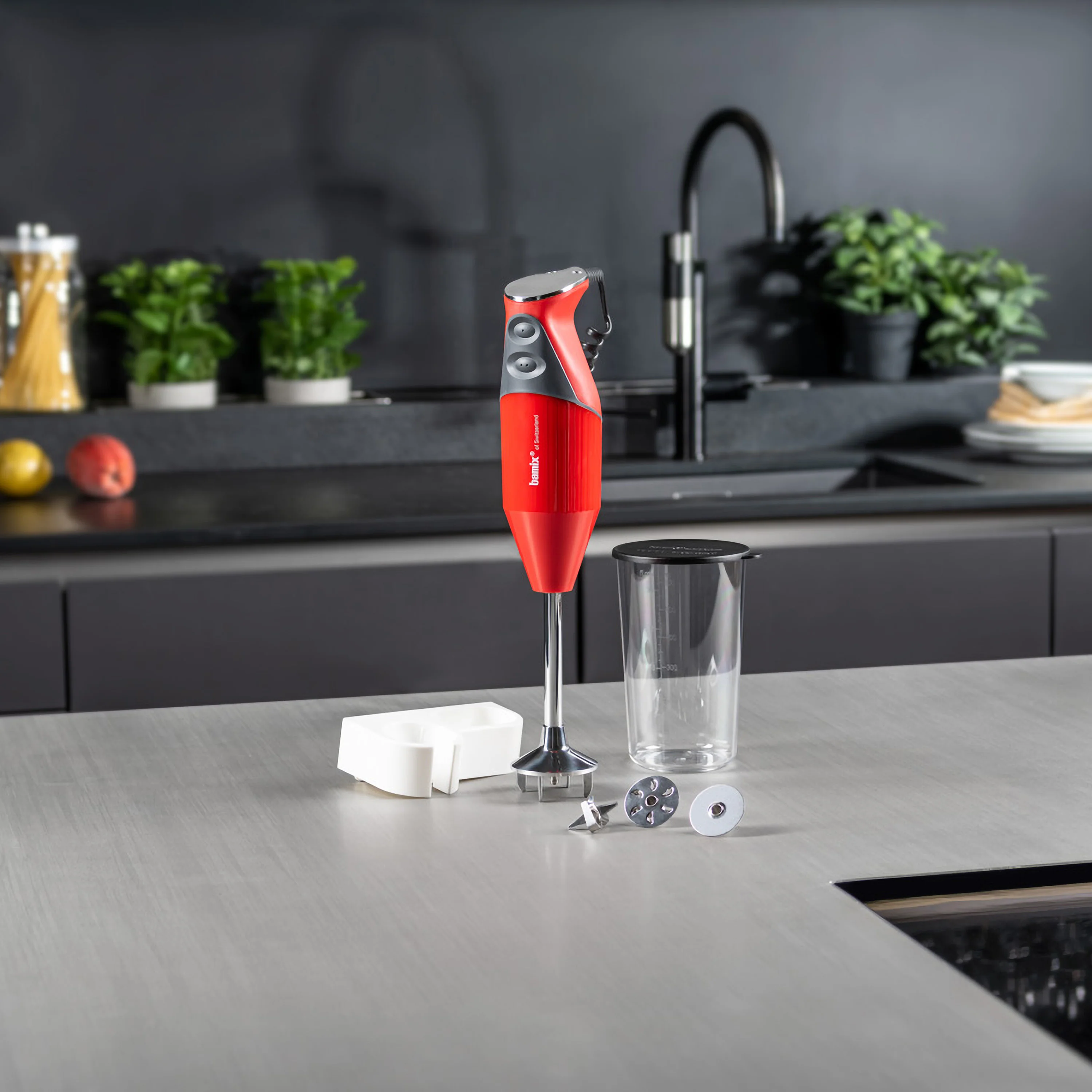 Frullatore ad immersione Bamix Mono M160 Rosso