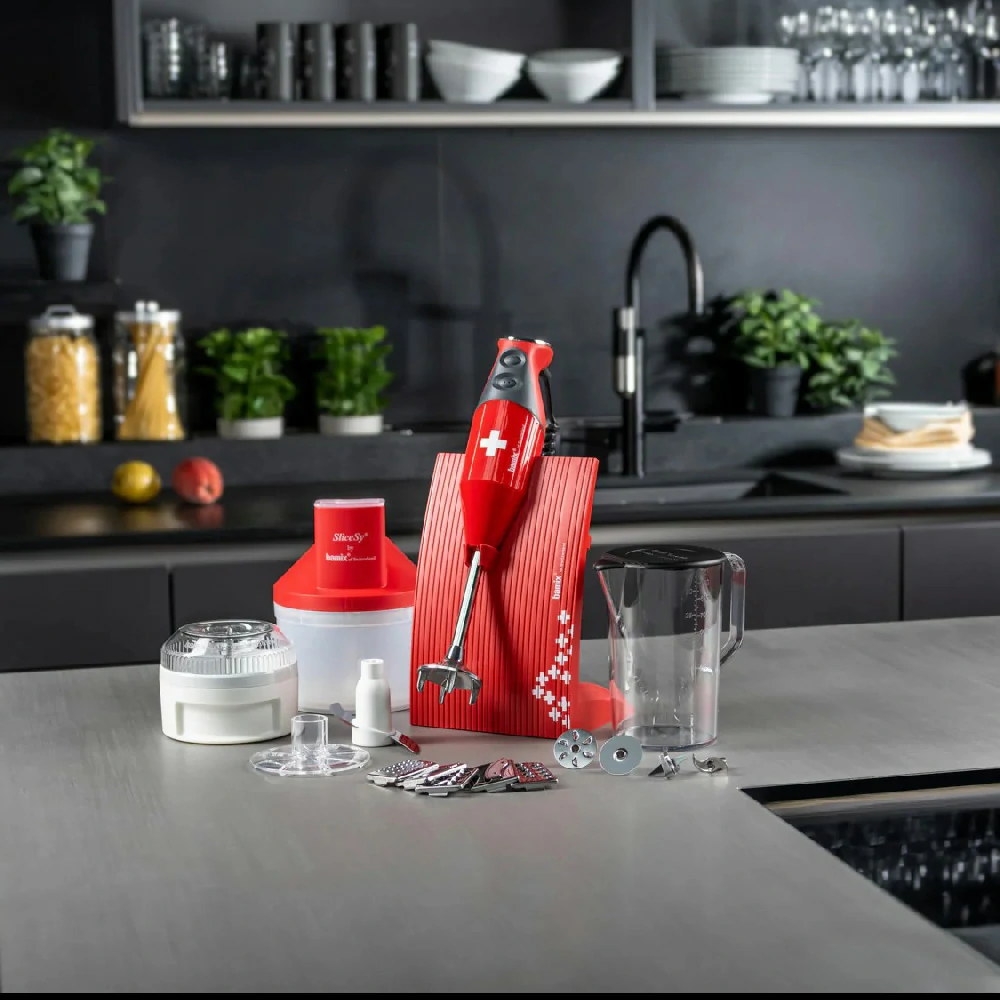 Frullatore ad immersione Bamix SuperBox Rosso