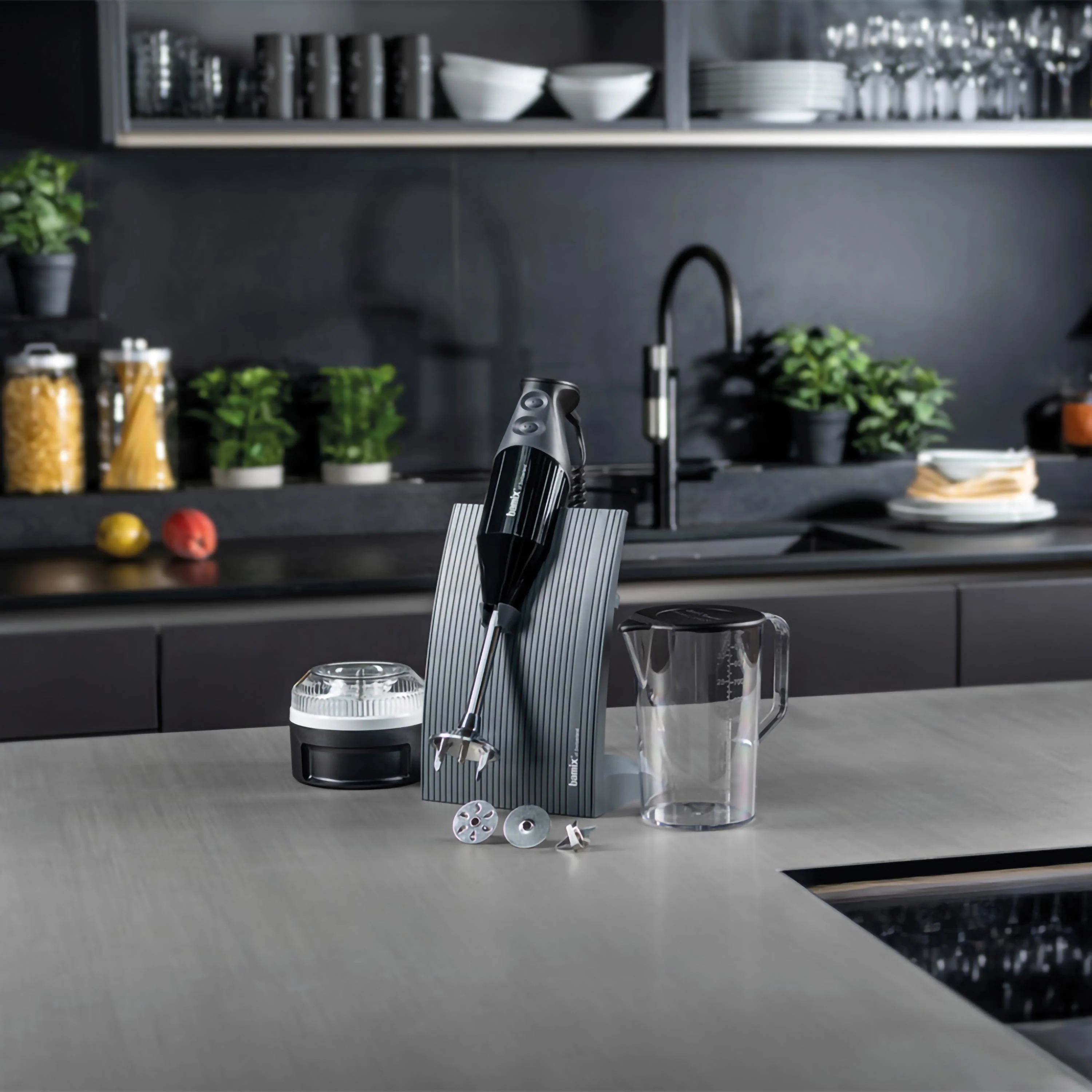 Frullatore ad immersione Bamix SwissLine nero