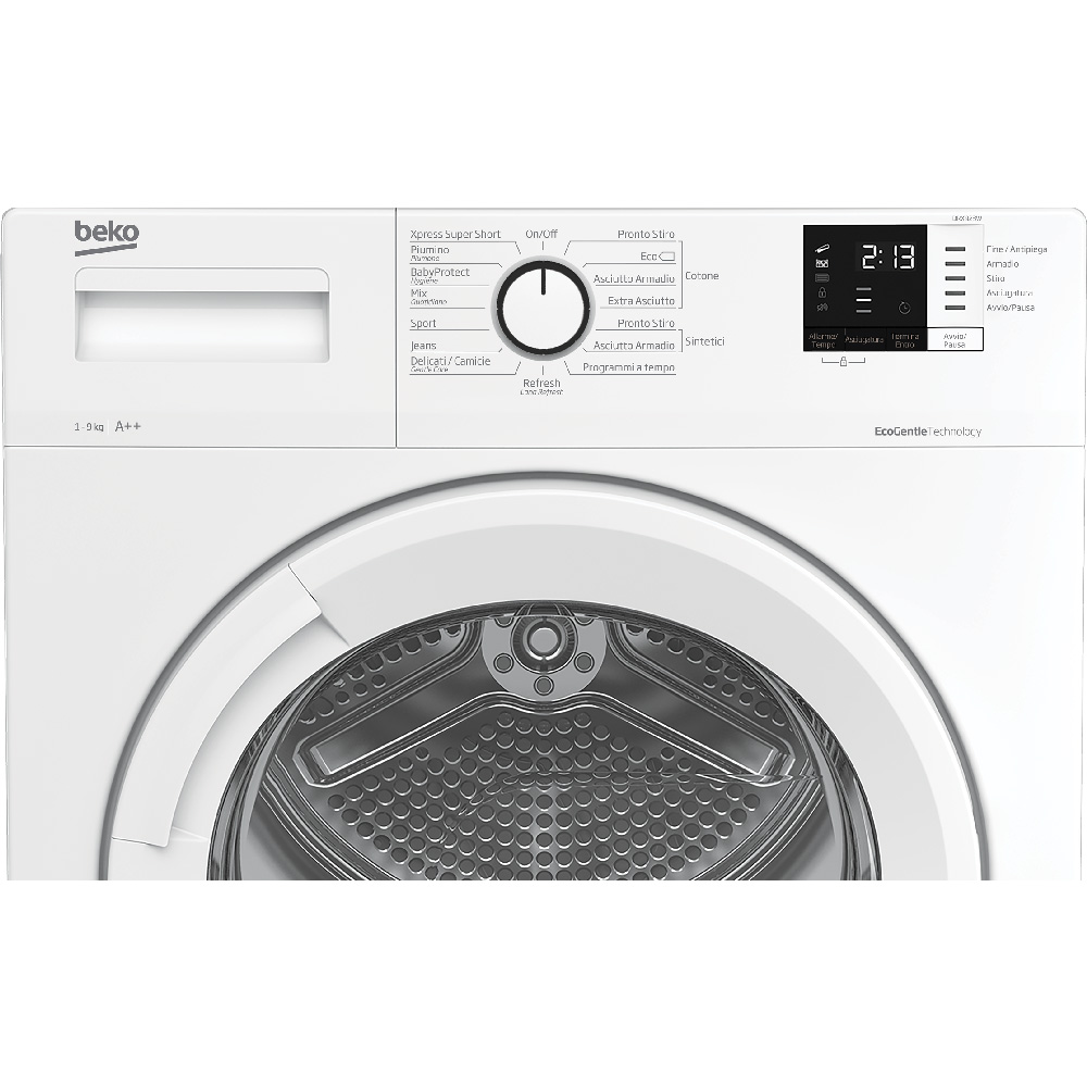 Asciugatrice Beko 9KG DISPLAY DIGIT A++ DRX923W