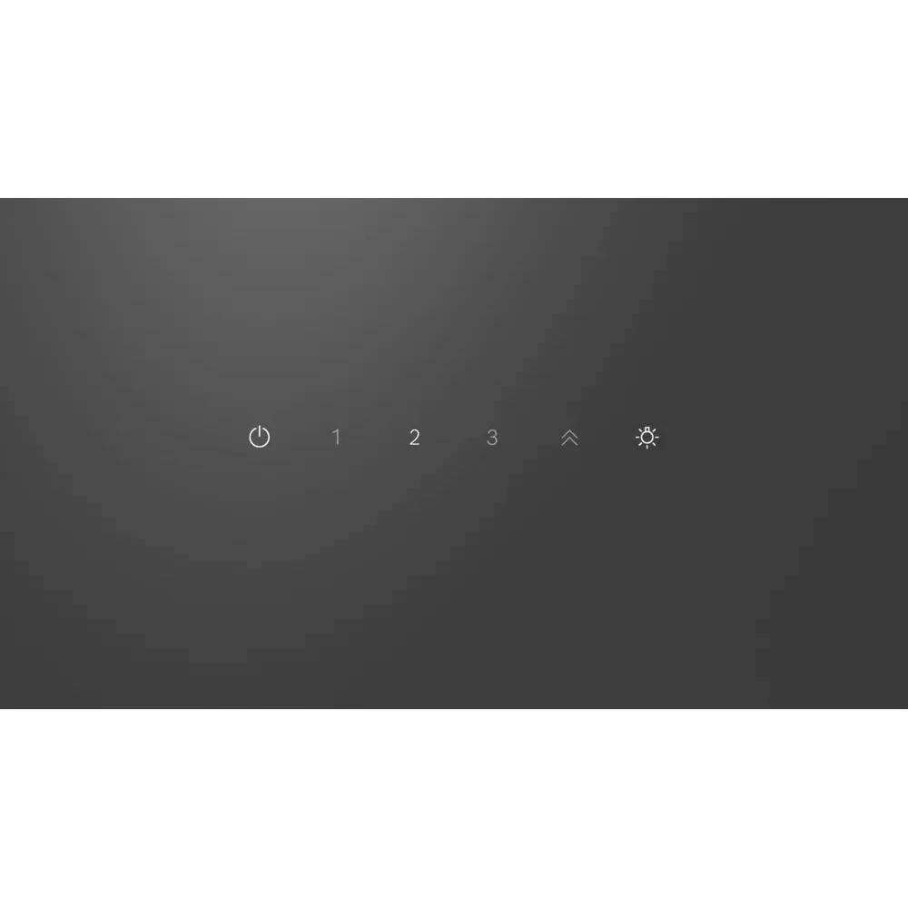 Cappa cucina a muro Bosch60CM 220W LUCE LED NERO DWK65DK60