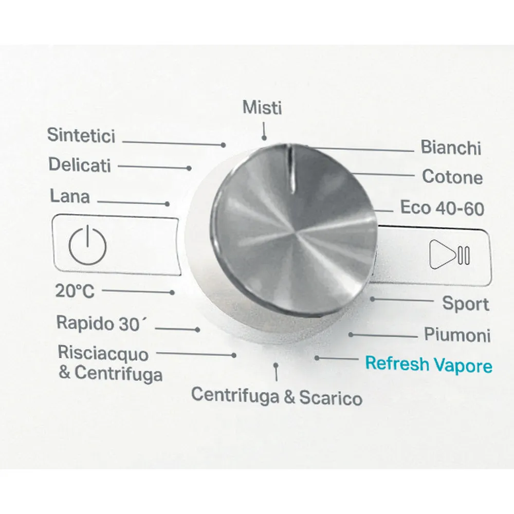 Lavatrice 9 kg Whirlpool FRESHCARE INVERTER VAPORE A FFB 9269 SV IT