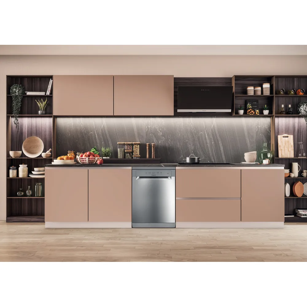 Lavastoviglie a libera installazione Hotpoint 14 COPERTI E INOX H2F HL626 X
