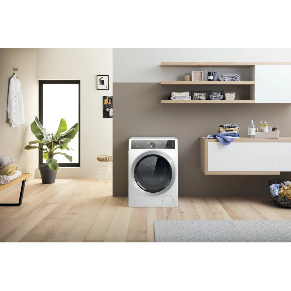 Lavatrice 10 kg Hotpoint DIRECT DRIVE TRAZ.DIRETTA VAPORE A H8 W046WB IT