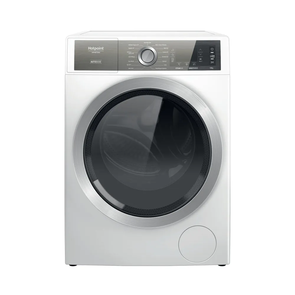 Lavatrice 10 kg Hotpoint DIRECT DRIVE TRAZ.DIRETTA VAPORE A H8 W046WB IT