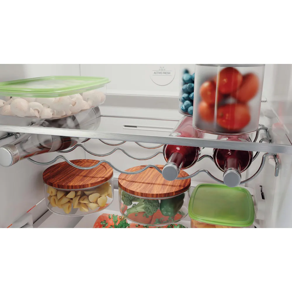 Frigorifero combinato no frost Hotpoint 335LT SILVER HAFC8 TO32SX