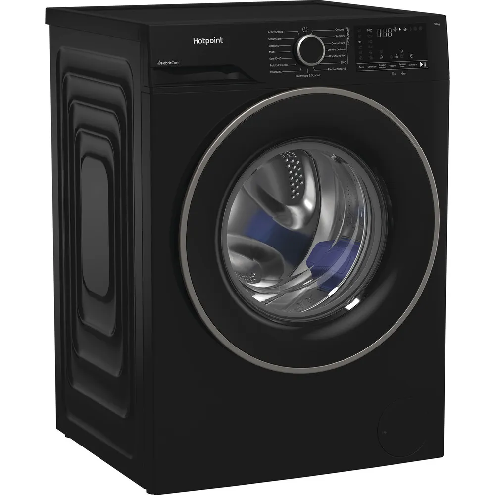 Lavatrice 10 kg Hotpoint vapore A 1400GIRI BLACK HB 103B CARE IT