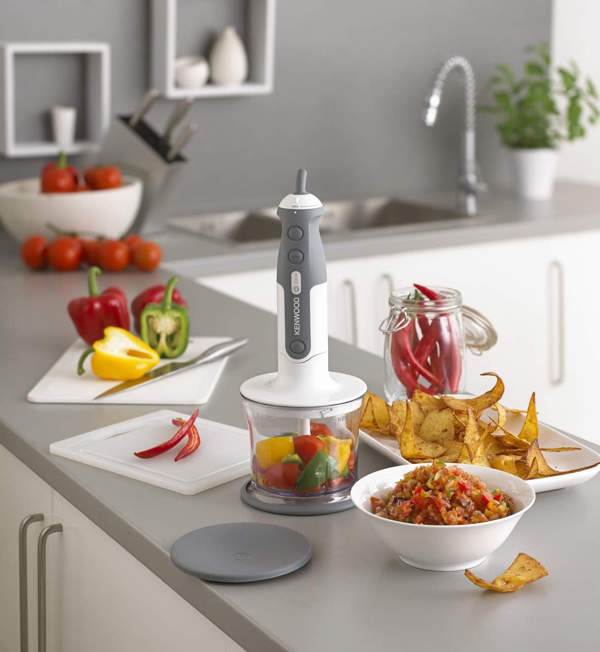 RICAMBIO GRUPPO LAME FRULLATORE PER ROBOT DA CUCINA FOOD PROCESSOR Kenwood Fdm3xx Fdm73 480ss - Foto 5