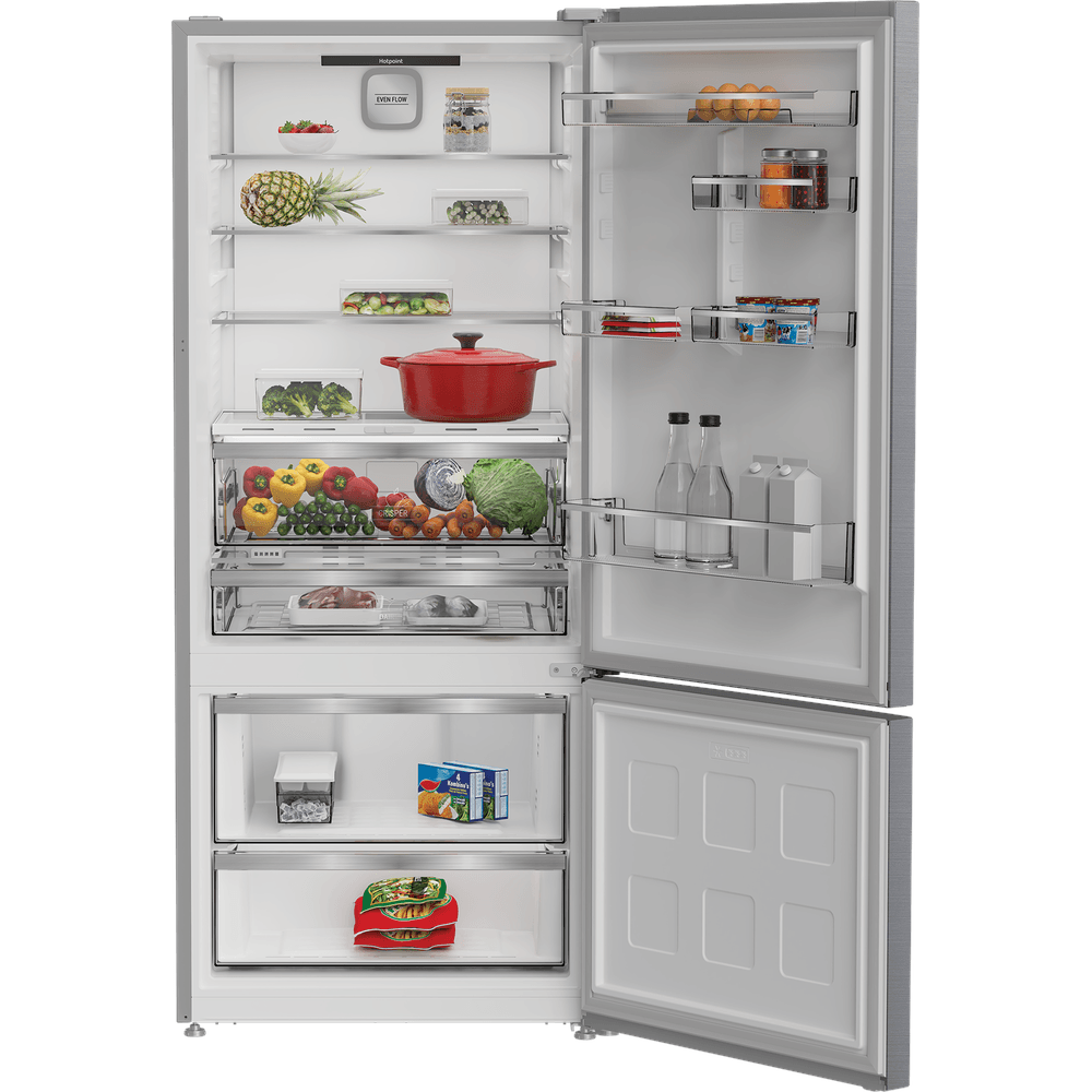 Frigorifero combinato Hotpoint no frost 551 LT 78CM INOX HPAK2 6553 XP5E