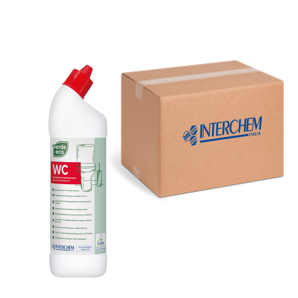Scatola 6 detergenti disincrostante WC Verde Eco WC