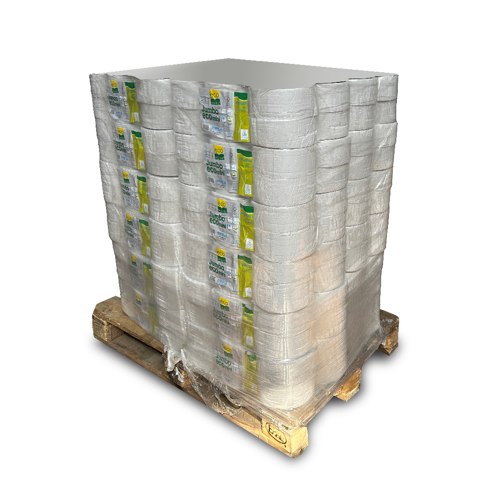 Bancale da 24 confezioni di carta igienica Jumbo Eco mini da 12 rotoli