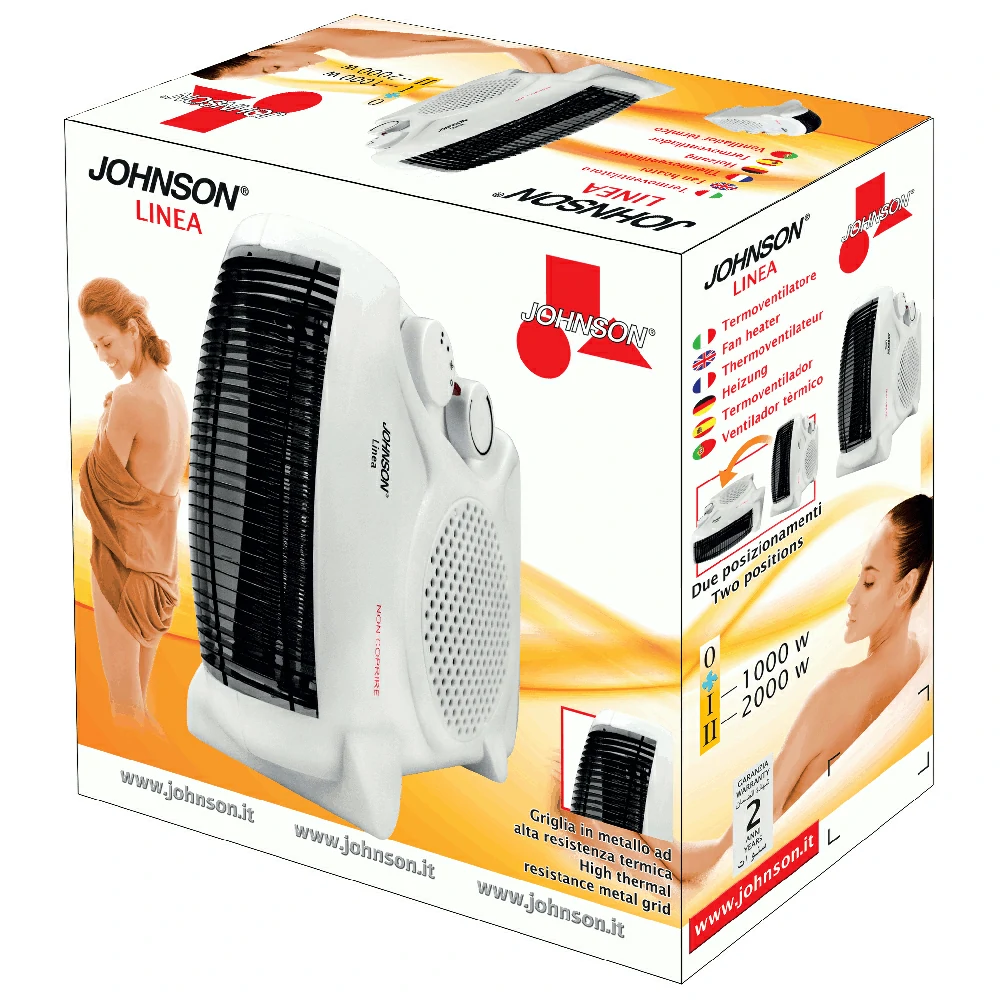 Termoventilatore Linea Johnson 2000 W compatto