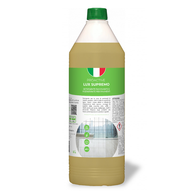 Detergente ravvivante e rigenerante per pavimenti ProActive Lux Supremo 1 litro