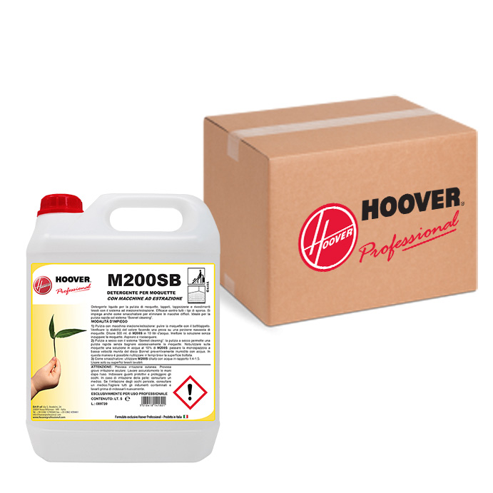 Scatola 4 taniche M200SB Detergente per moquette