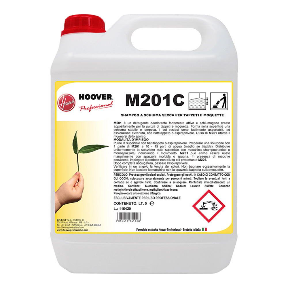 M201C Shampoo a schiuma secca