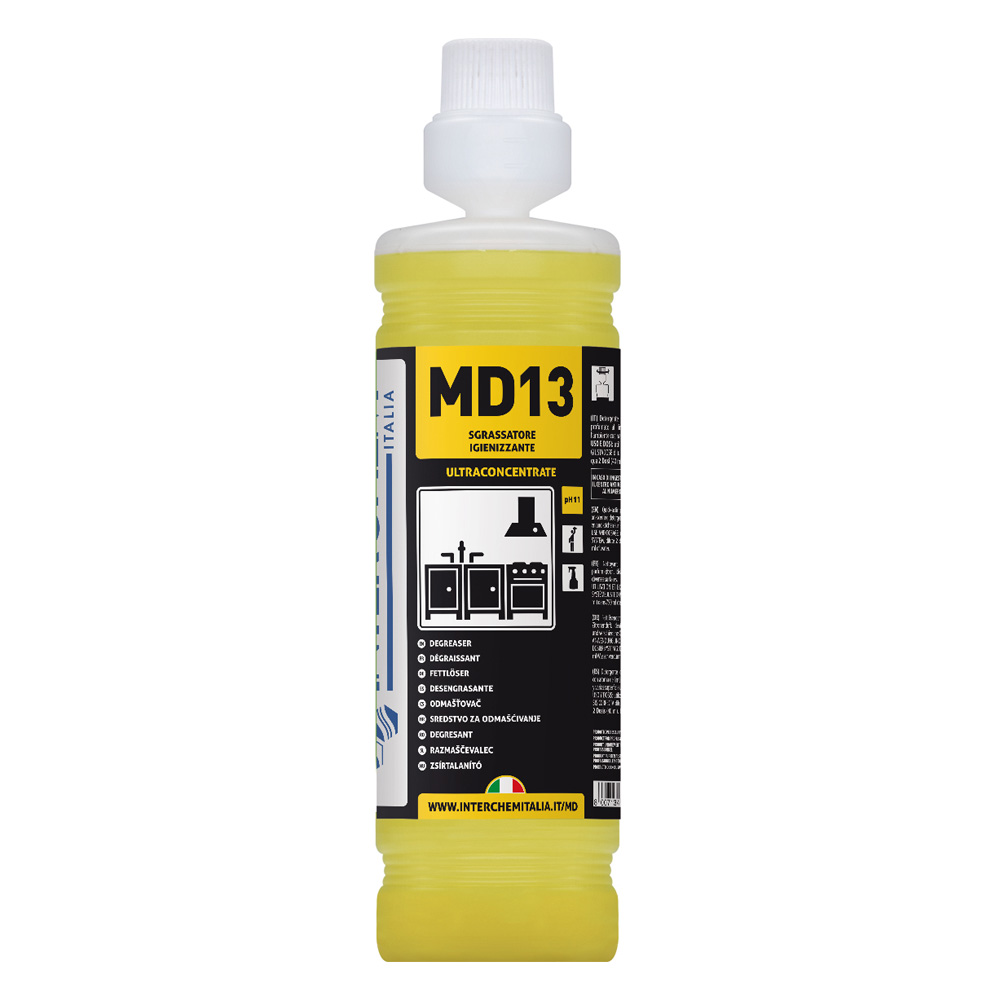 MD13 Detergente sgrassatore. Ultraconcentrato lt. 1