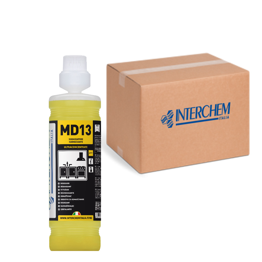MD13 Detergente sgrassatore. Ultraconcentrato lt. 1