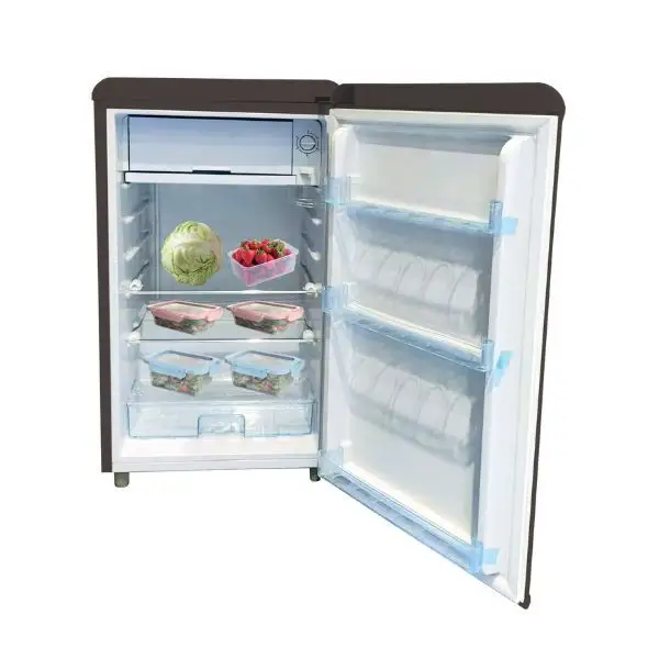 DCG FRIGO MONOPORTA LINEA RETRO' 100LT E NERO MF100B