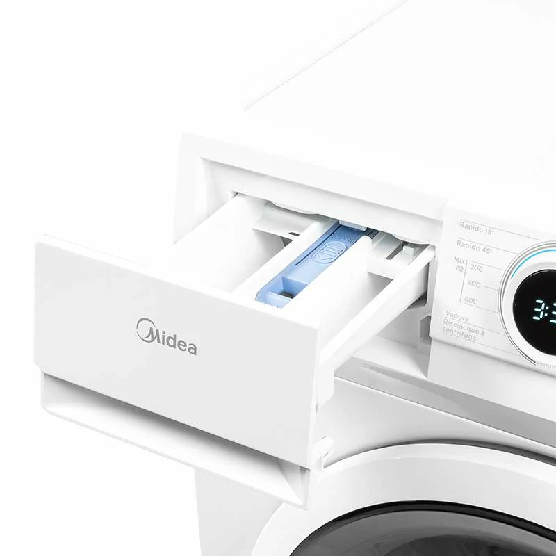 Lavatrice 9 kg Midea  LUNAR INVERTER VAPORE A 1400GIRI MF100W90BA/W-IT