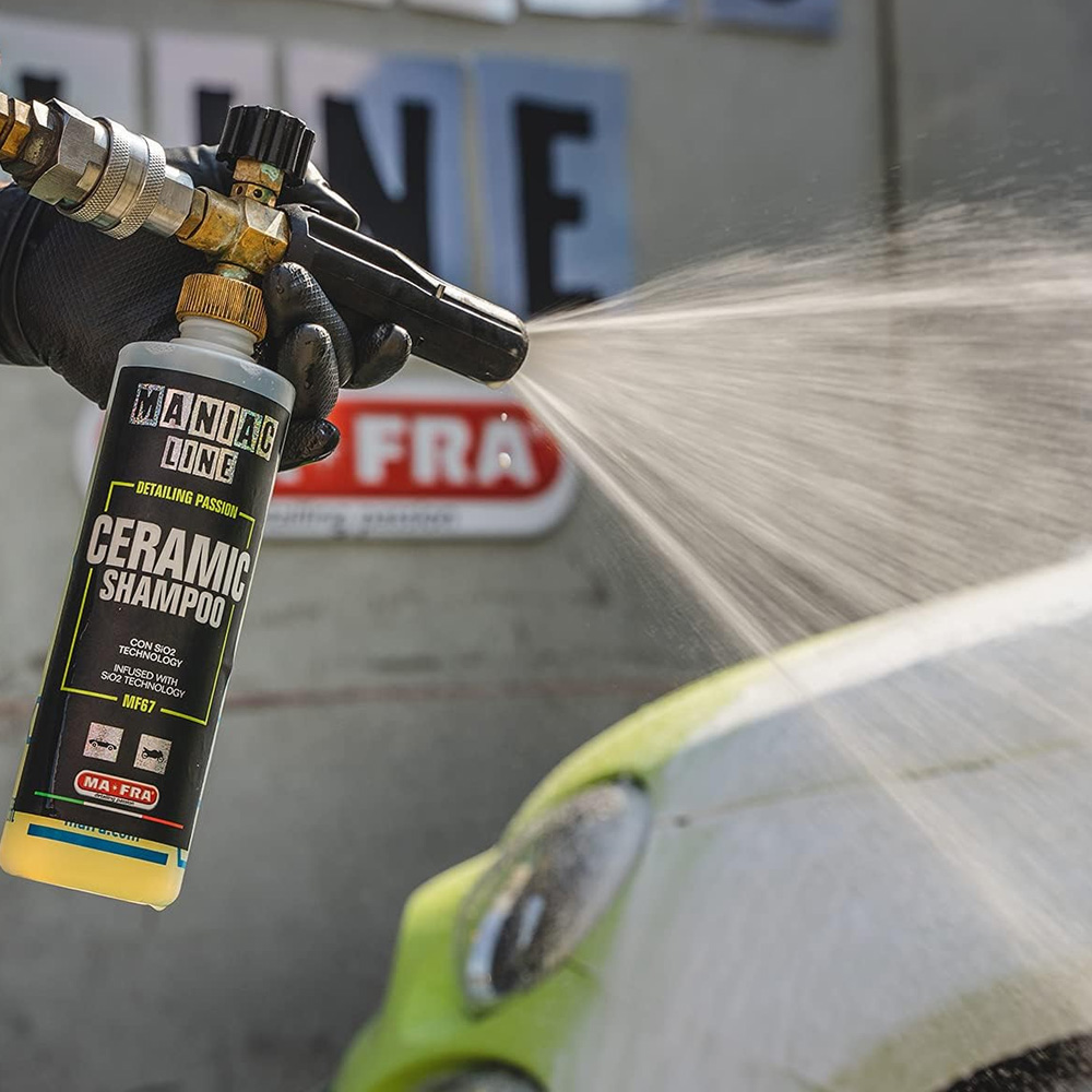 Shampoo per auto Ceramic 3 in 1 da 500 ml - Maniac Line