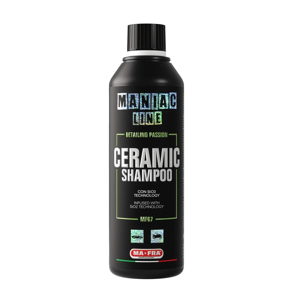 Shampoo per auto Ceramic 3 in 1 da 500 ml - Maniac Line