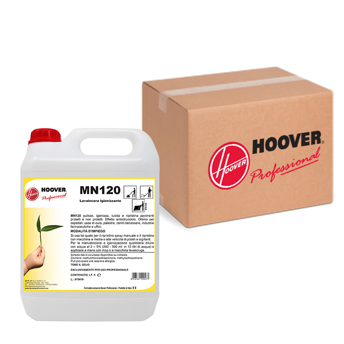 Scatola 4 taniche MN120 Lavaincera sanificante