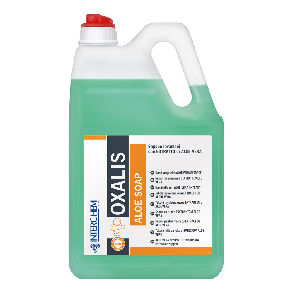 OXALIS ALOE SOAP Sapone mani con estratto di Aloe Vera lt 5