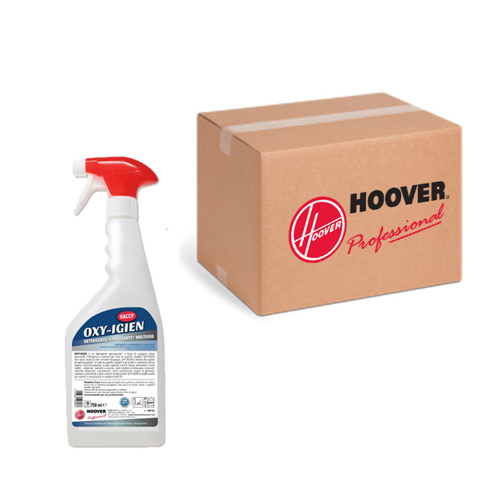 Scatola 12 detergenti igienizzanti Oxy Igien 750 ml