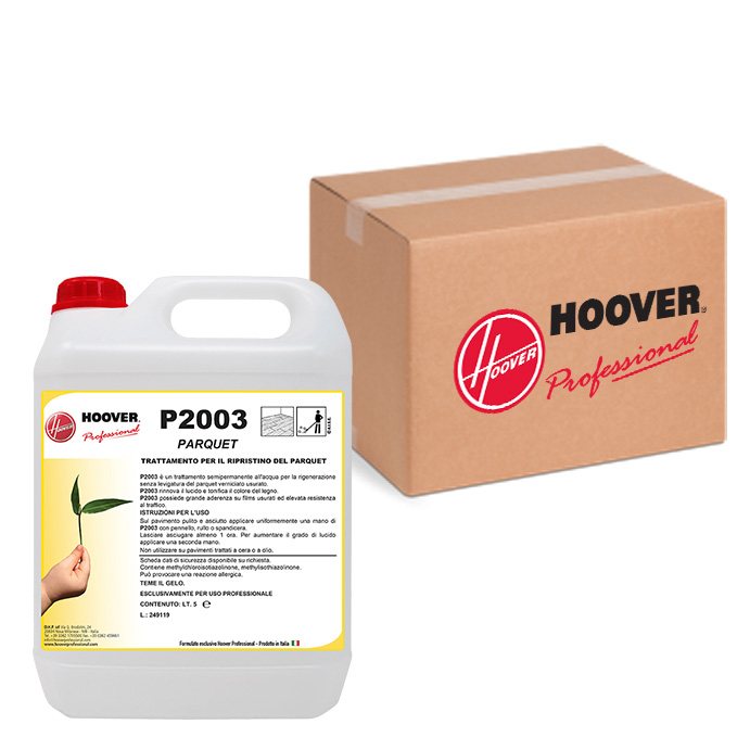 Scatola 4 taniche P2003 Parquet Emulsione autolucidante