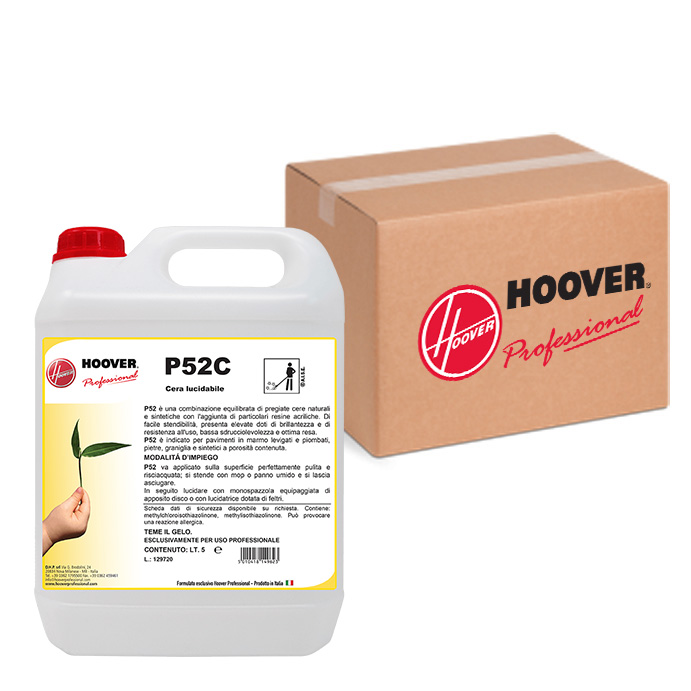 Scatola 4 taniche P52C Cera lucidabile